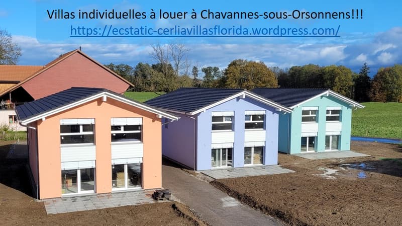Villas individuelles à Chavannes-sous-Orsonnens (1)