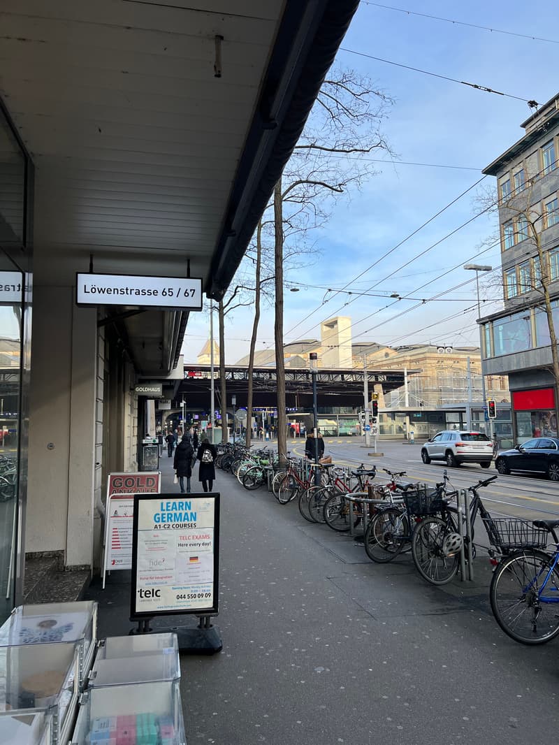 in der Nähe des Hauptbahnhofs Zürich