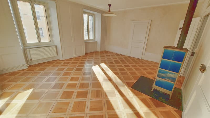 Lumineux appartement 5.5 pièces, 170m2 rénové avec cachet à La Chaux-de-Fonds (1)