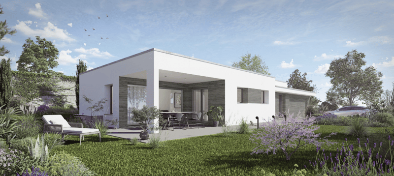 Sorens - A vendre sur plan - Villa familiale individuelle - Avec permis de construire (1)
