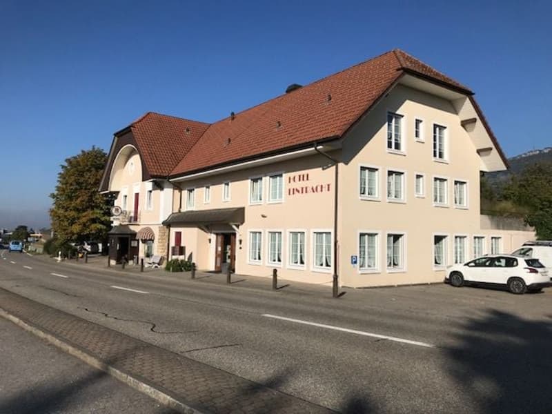 Hotel und Restaurant Eintracht mit Aus- und Umnutzungspotenzial in Oberbipp (1)