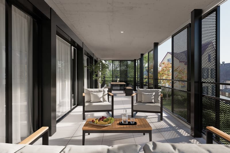 Ideal für Sonnenanbeter: Wohnung mit 51 m2 Balkonfläche (1)