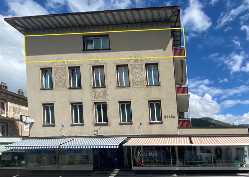 Helle 3.5-Zimmerwohnung im Zentrum von Davos Dorf (bis 31.03.2025) (2)