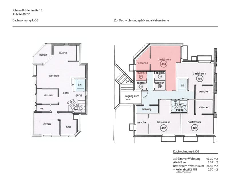 Moderne 6.5-Z.-Dachwohnung in gepflegtem Mehrfamilienhaus an zentraler Lage in Muttenz (22)