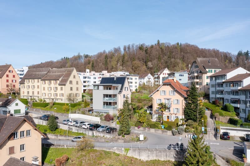 1 Zimmer Wohnung in Luzern mit Aussicht auf Stadt und Berge (43)