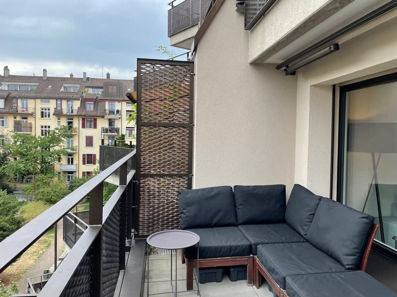 Furnished apartment with terrace in Wiedikon (2)