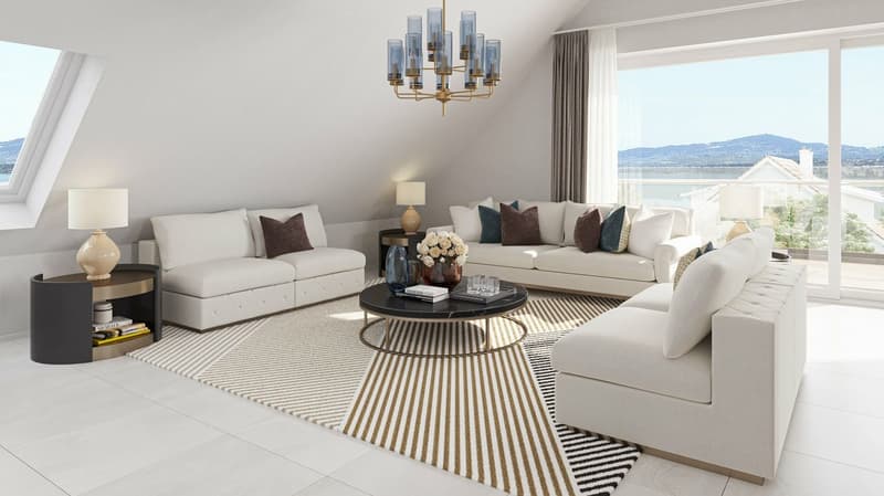 Exquisites Luxus-Apartment mit atemberaubender Seesicht in Neubau (1)