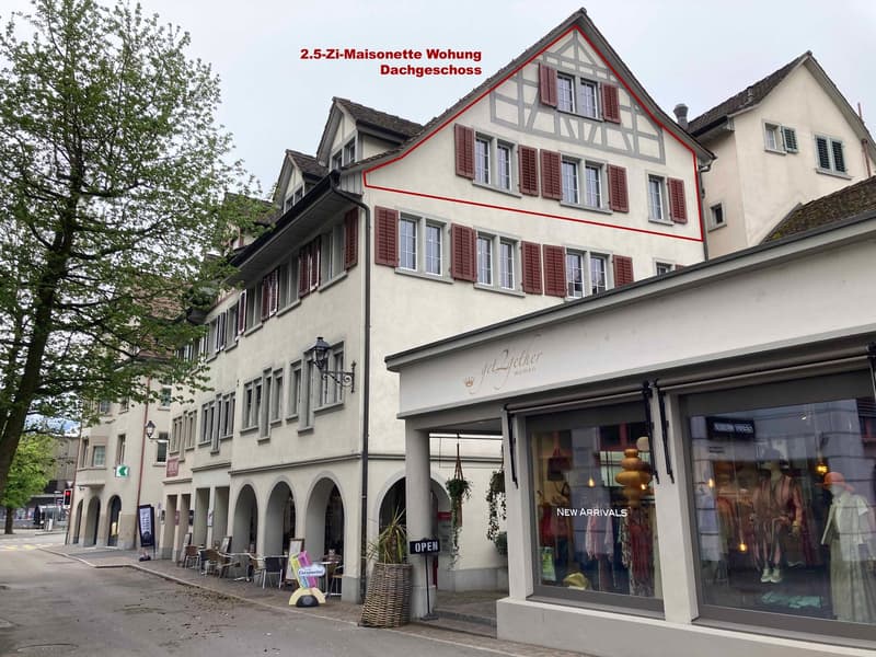 Maisonette-Wohnung in der Altstadt von Rapperswil SG (1)