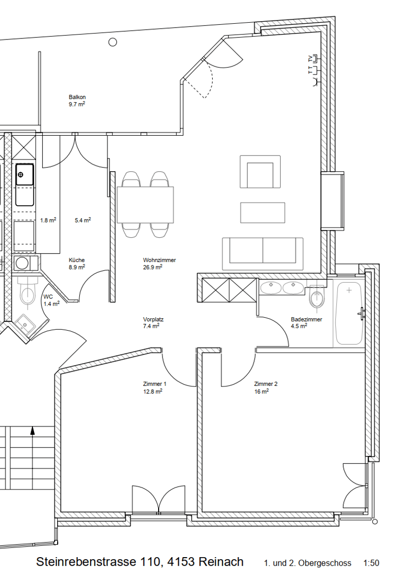 moderne und grosszügige Wohnung in Reinach BL (13)