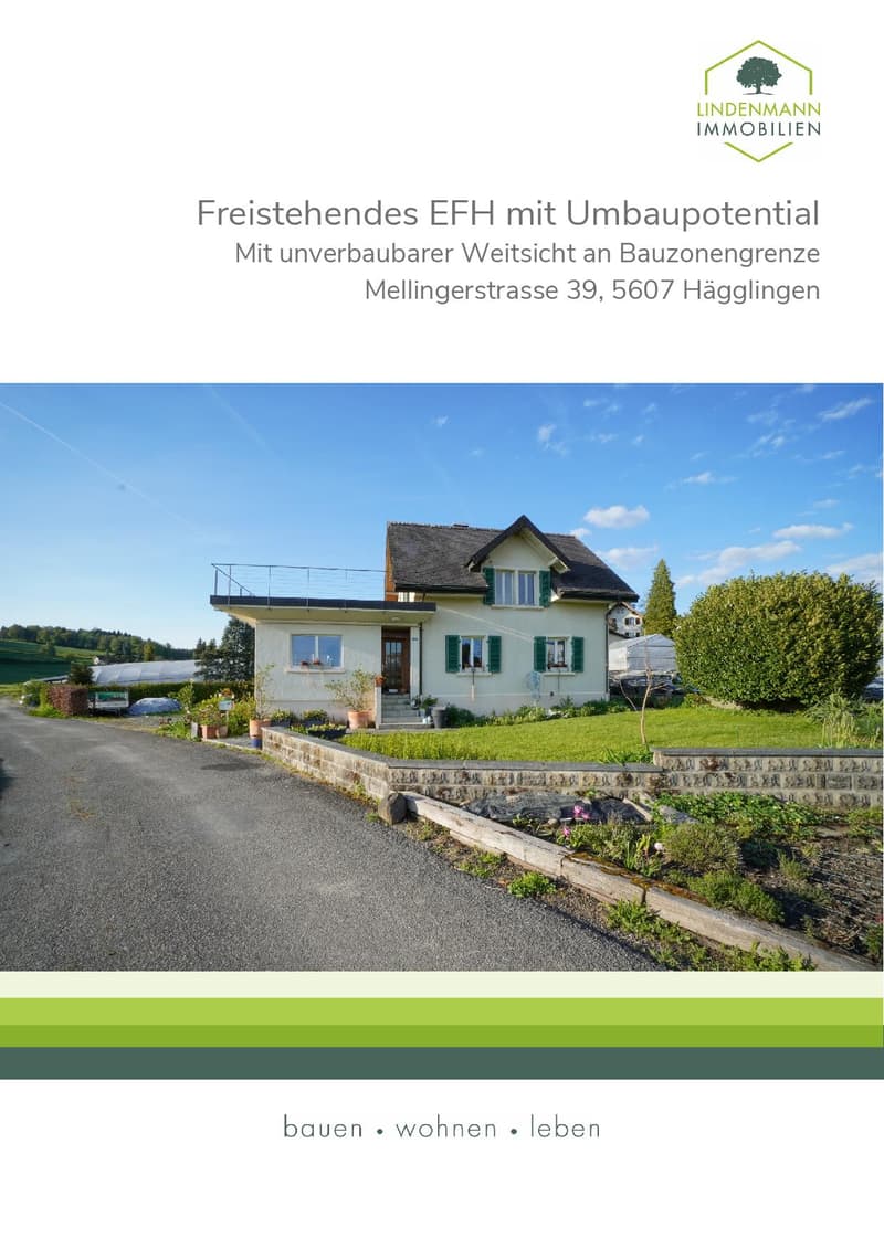 Freistehendes EFH mit Umbaupotential und unverbaubarer Weitsicht an Bauzonengrenze (1)