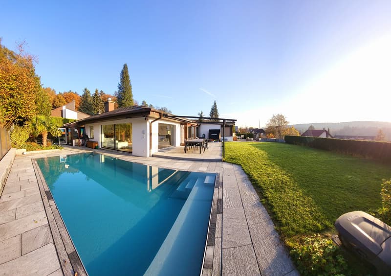 Beautiful furnished villa with pool in Seuzach/Winterthur for rent (1)