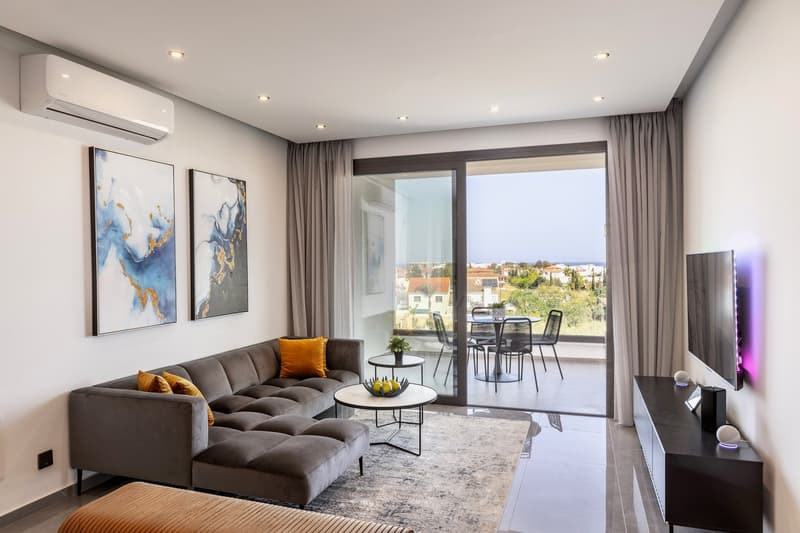 Penthouse, Residenz mit Panoramablick, am Meer, komplett ausgestattet, Larnaca, Livadia, Zypern (1)