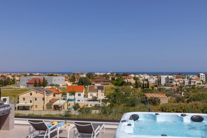 Penthouse, Residenz mit Panoramablick, am Meer, komplett ausgestattet, Larnaca, Livadia, Zypern (2)