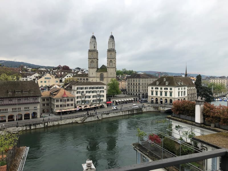 möblierte Attikawohnung direkt an der Limmat in Zürich (12)