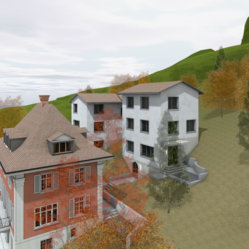 Dachwohnung in Baden, zentral, mit Aussicht (1)