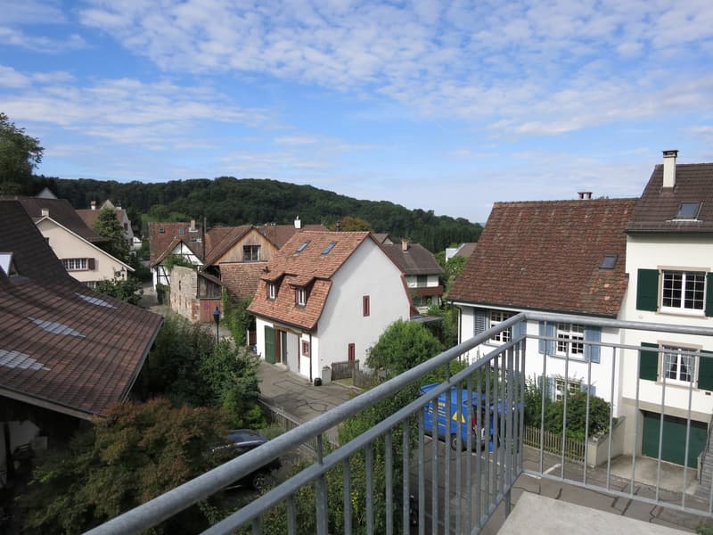 Sonnige Dachwohnung 120 m2 oberhalb Riehen im steuergünstigen 4126 Bettingen/Basel-Stadt (1)