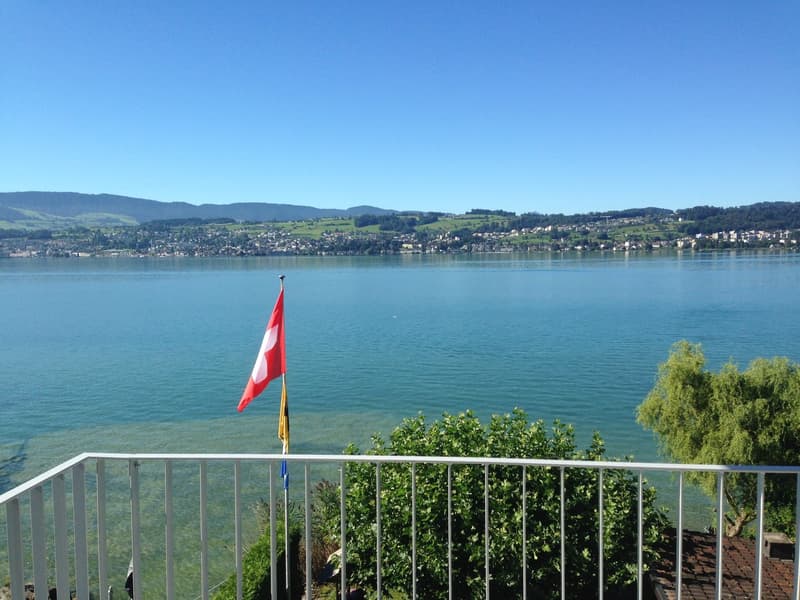 Bijoux: Charmante Wohnung in Männedorf mit einzigartiger Lage direkt am Zürichsee zu vermieten (1)