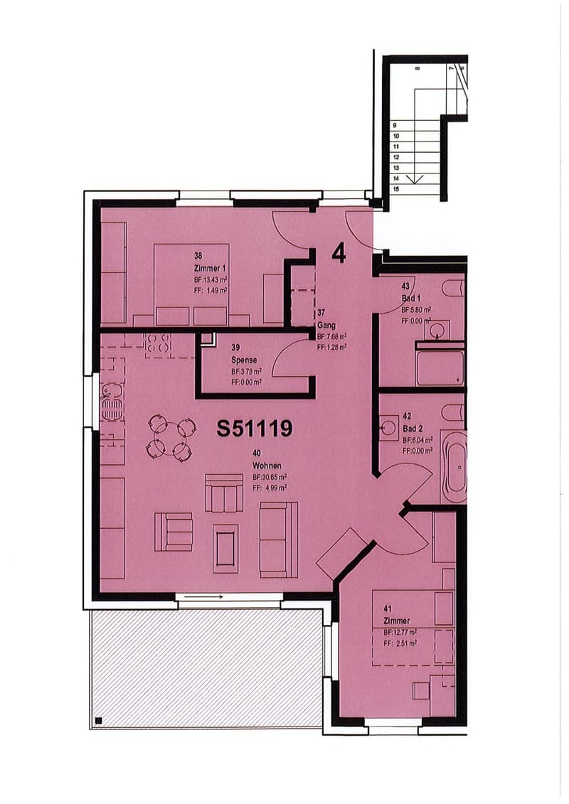 Schöne 1.5 Zimmer Wohnung in Lantsch/Lenz zu verkaufen (5)
