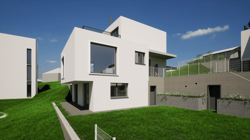 Neubau Einfamilienhaus in Stetten SH (2)