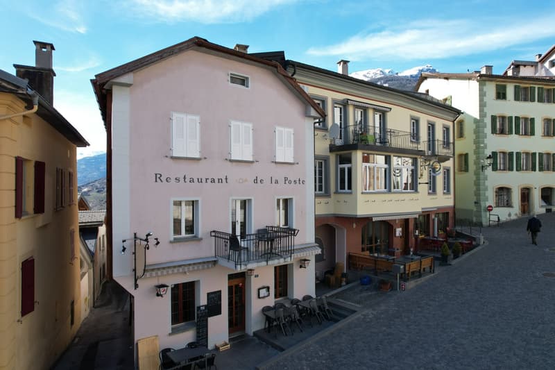 5.5 Zimmerwohnung mit Restaurant in Leuk..., Hauptplatz 11, CHF 499000 | homegate.ch
