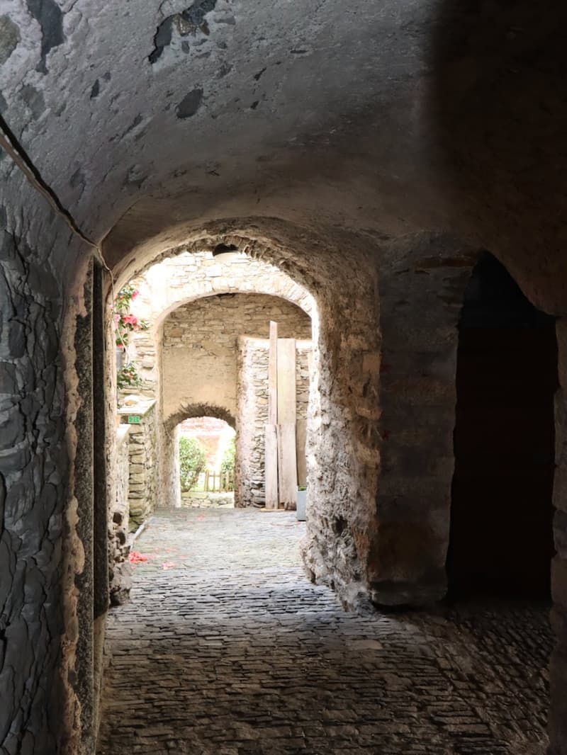 Enge Gasse in Verdasio