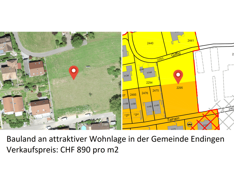 Bauland an attraktiver Wohnlage in der Gemeinde Endingen