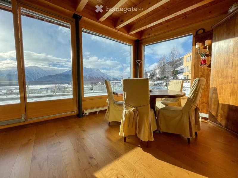 Curated visual reference: Visual Reference: Wonderful Duplex Penthouse With Stunning Views In Samedan Available