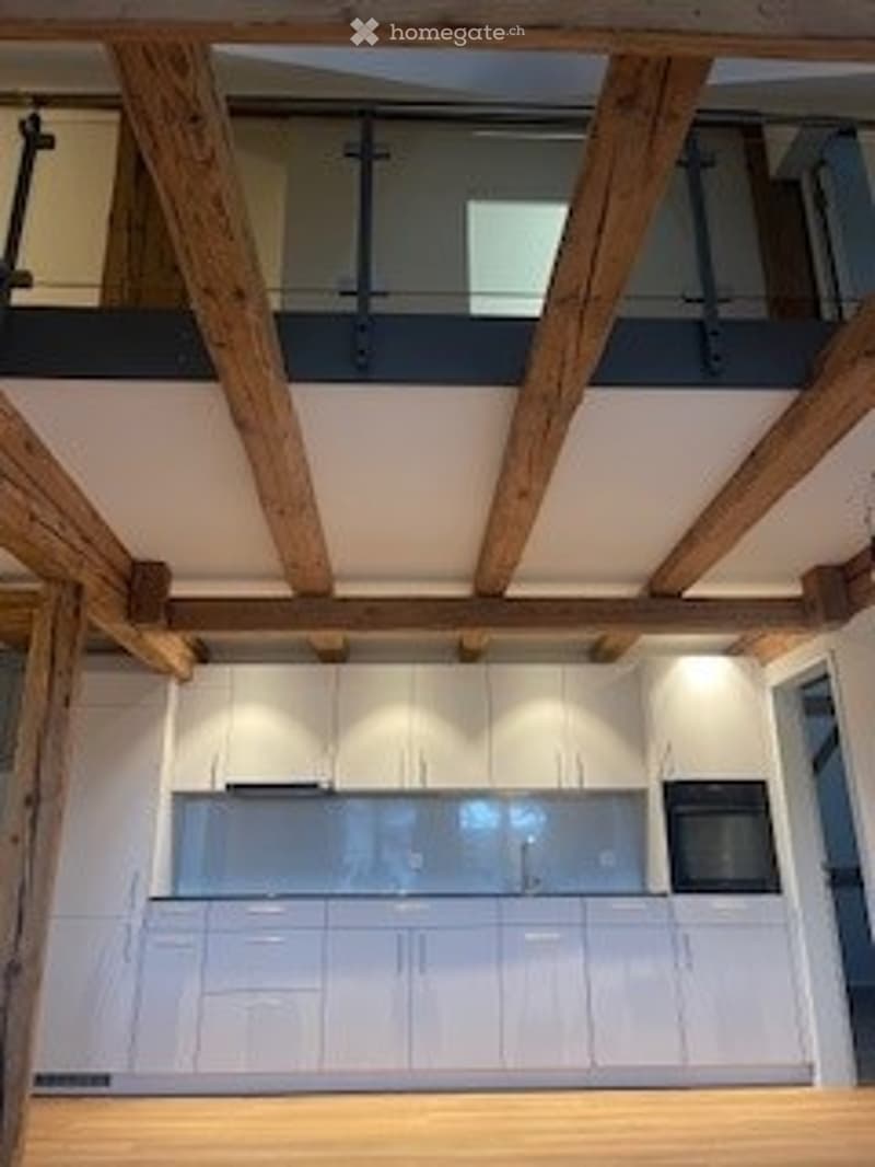 Erstvermietung: Moderne, historische Dachwohnung mit 65 m2 Terrasse «Löwen» in Gossau ZH (7)