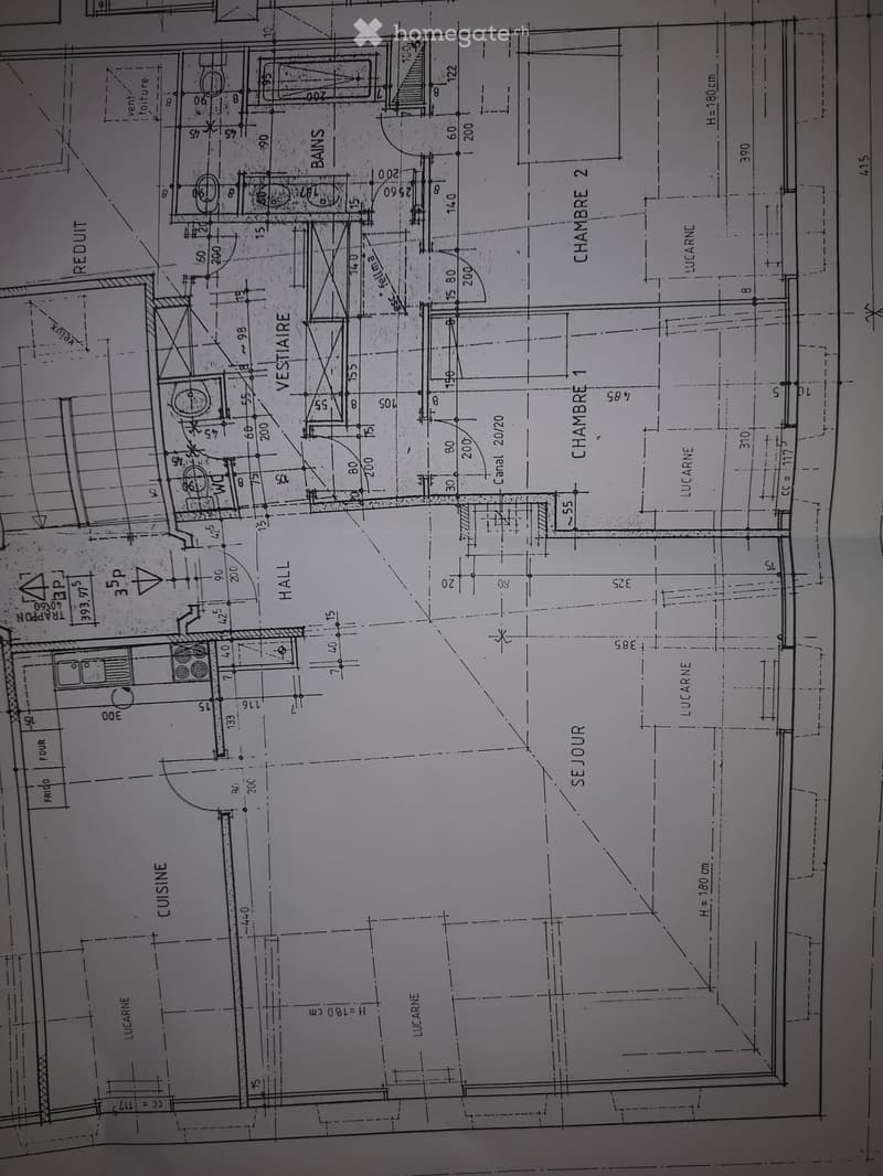 entrance hall, living room, kitchen, 2 bedrooms, bathroom, toilet, balcony
