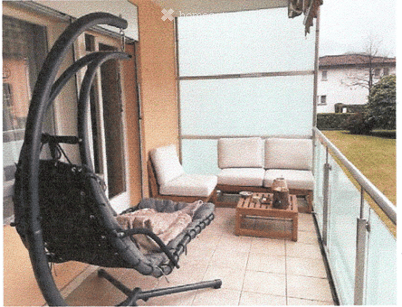 Balcony with furniture