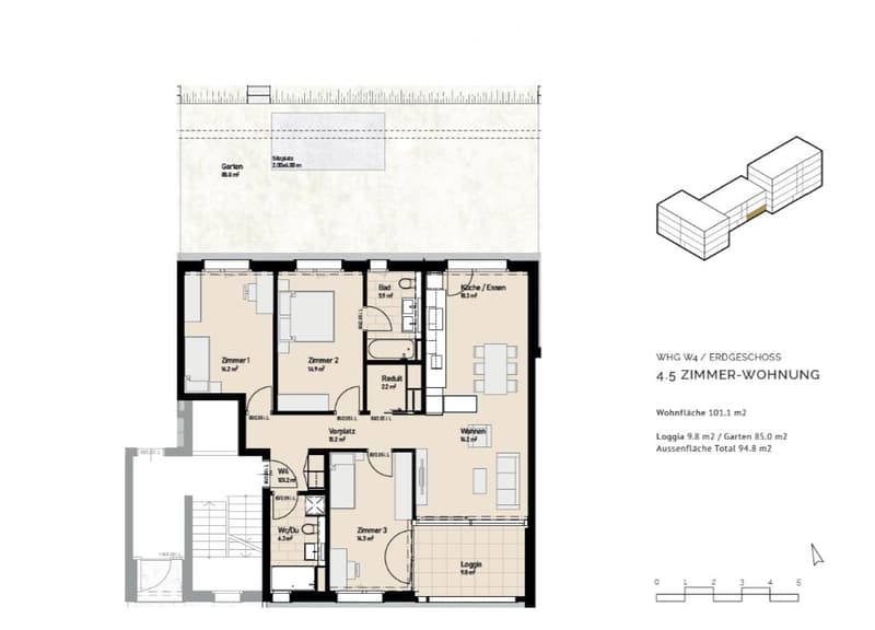 living room, kitchen, 3 bedrooms, 2 bathrooms, balcony, terrace, fireplace