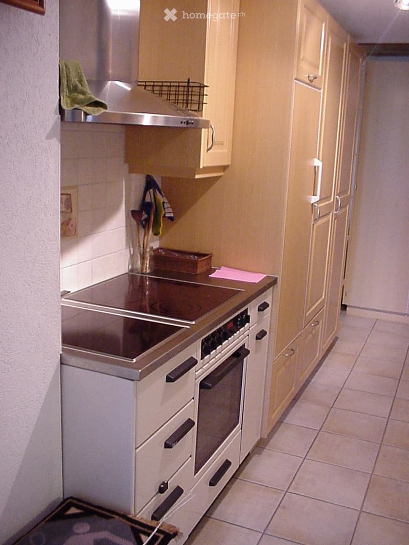modern kitchen with gas stove, oven, and a dishwasher
