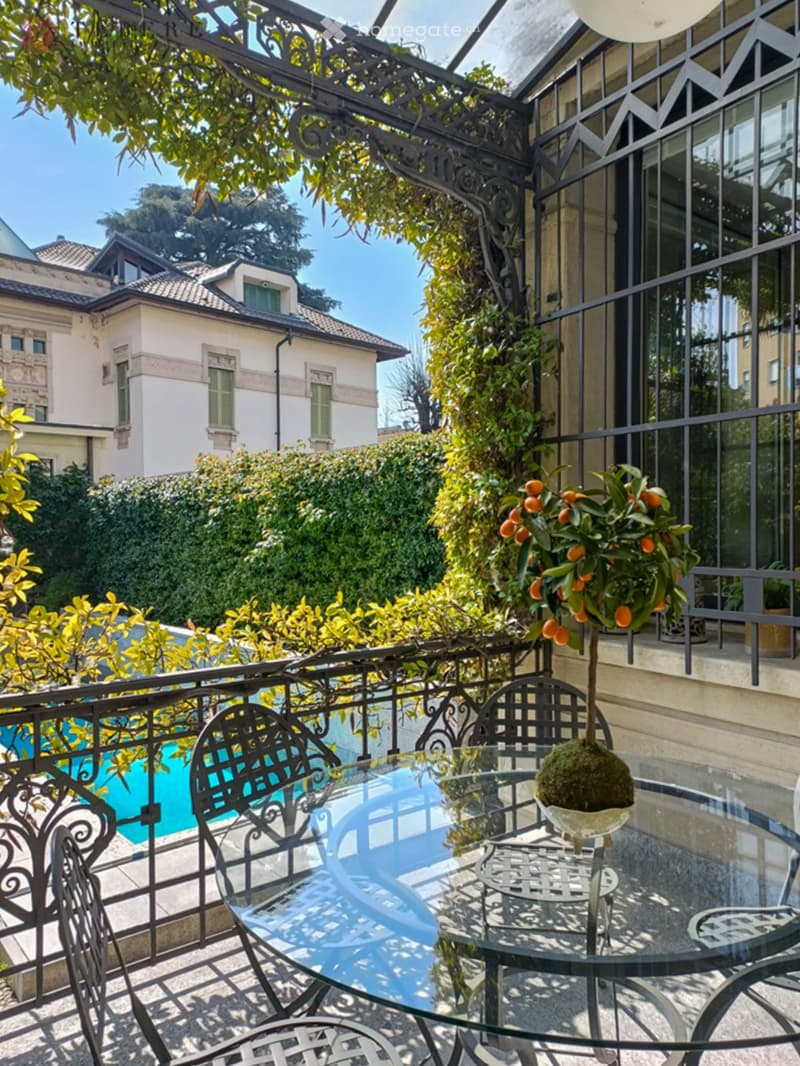 vista sul giardino