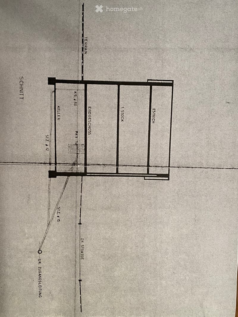 Floor plan with multiple rooms and dimensions