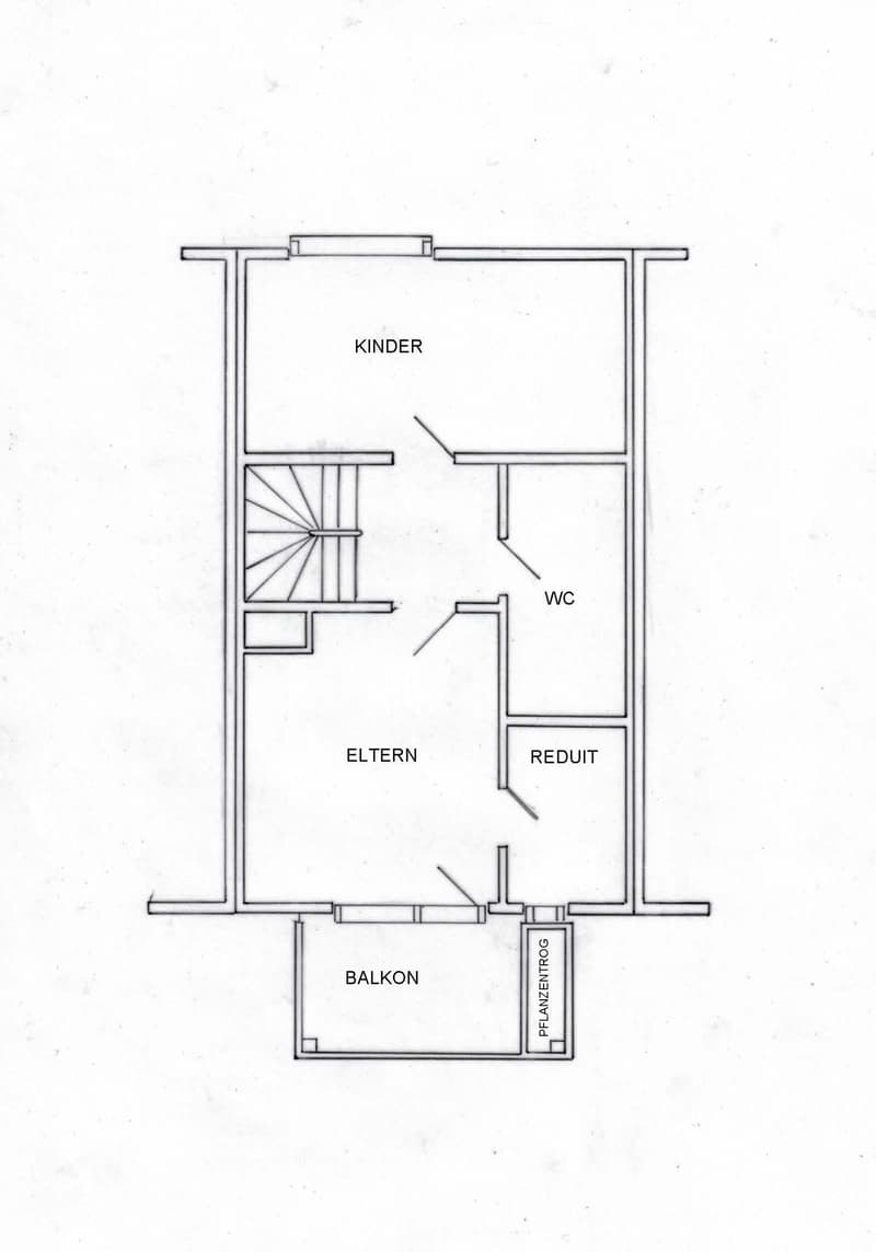 Staircase, living room, kitchen, bedroom, bathroom, utility room, balcony