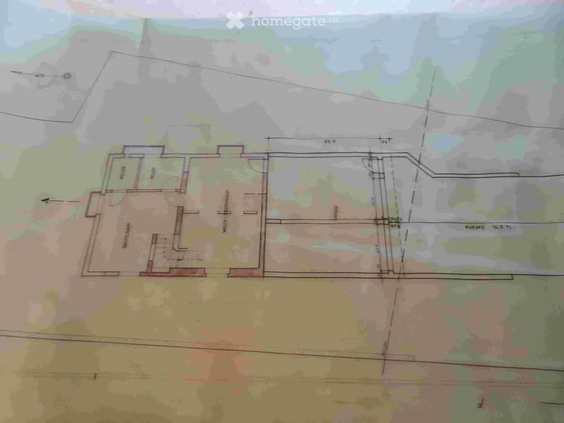 Floor plan with living room, kitchen, 2 bedrooms, 2 bathrooms, balcony