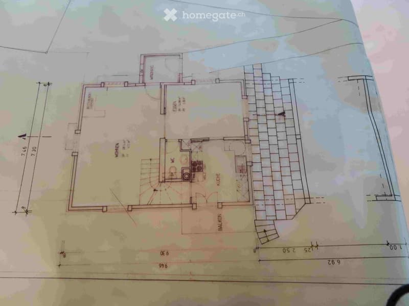 living room, kitchen, 2 bedrooms, 2 bathrooms, balcony