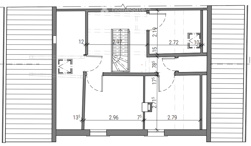 Living room, kitchen, 2 bedrooms, 2 bathrooms, balcony