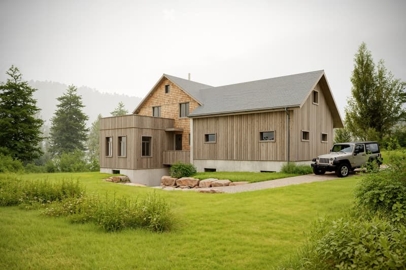 Neubau-Bauernhaus mit Minergie-Standard in idyllischer Lage (2)