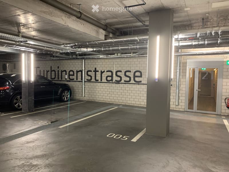 Tiefgaragenparkplatz in Zürich (Turbinenstrasse 21) (1)
