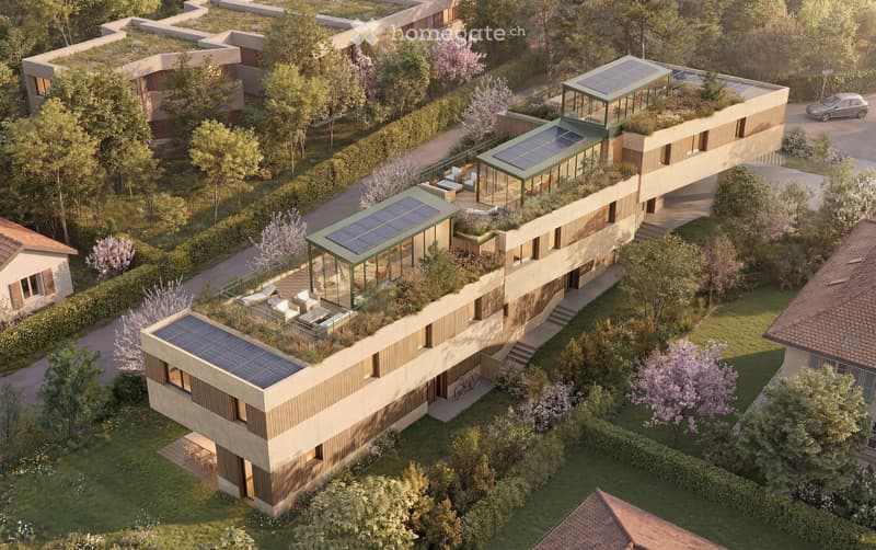 3 Villas neuves avec vue panoramique à Lancy - "Une Oasis à Lancy" (1)