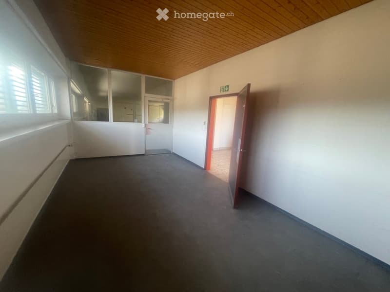 {"output":    {    "visible_features": [],    "type": "Room",    "description": "Empty room with white walls, wooden ceiling, black floor, open door, windows, and emergency exit sign.",    "localized_descriptions":        {        "EN": "Empty room