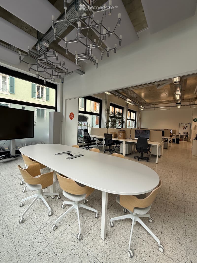 Bureau moderne de 161 m² – Modulable, lumineux et prêt à l’emploi à Plainpalais, Genève (1)