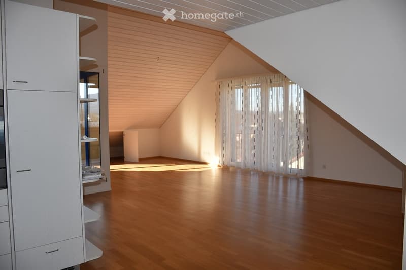 Sonnige 4.5-Zimmer-Dachwohnung mit Balkon in Dornach (2)