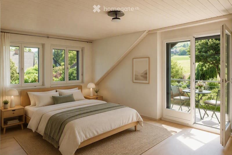Charmantes 5.5-Zimmer-Einfamilienhaus an der Sihlwaldstrasse in Langnau am Albis (7)