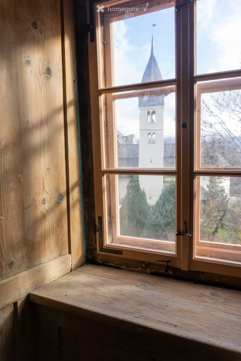 Blick auf die Kappelle San Roc