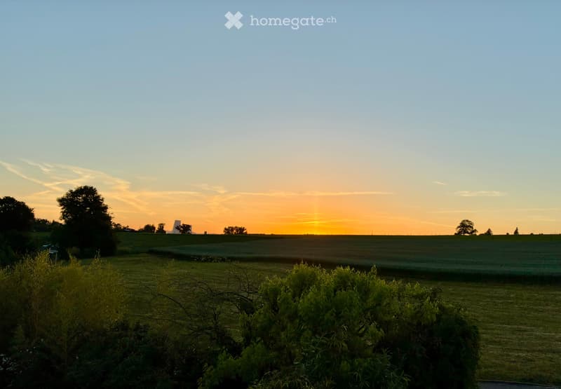 Sonnenaufgang aus dem Schlafzimmer