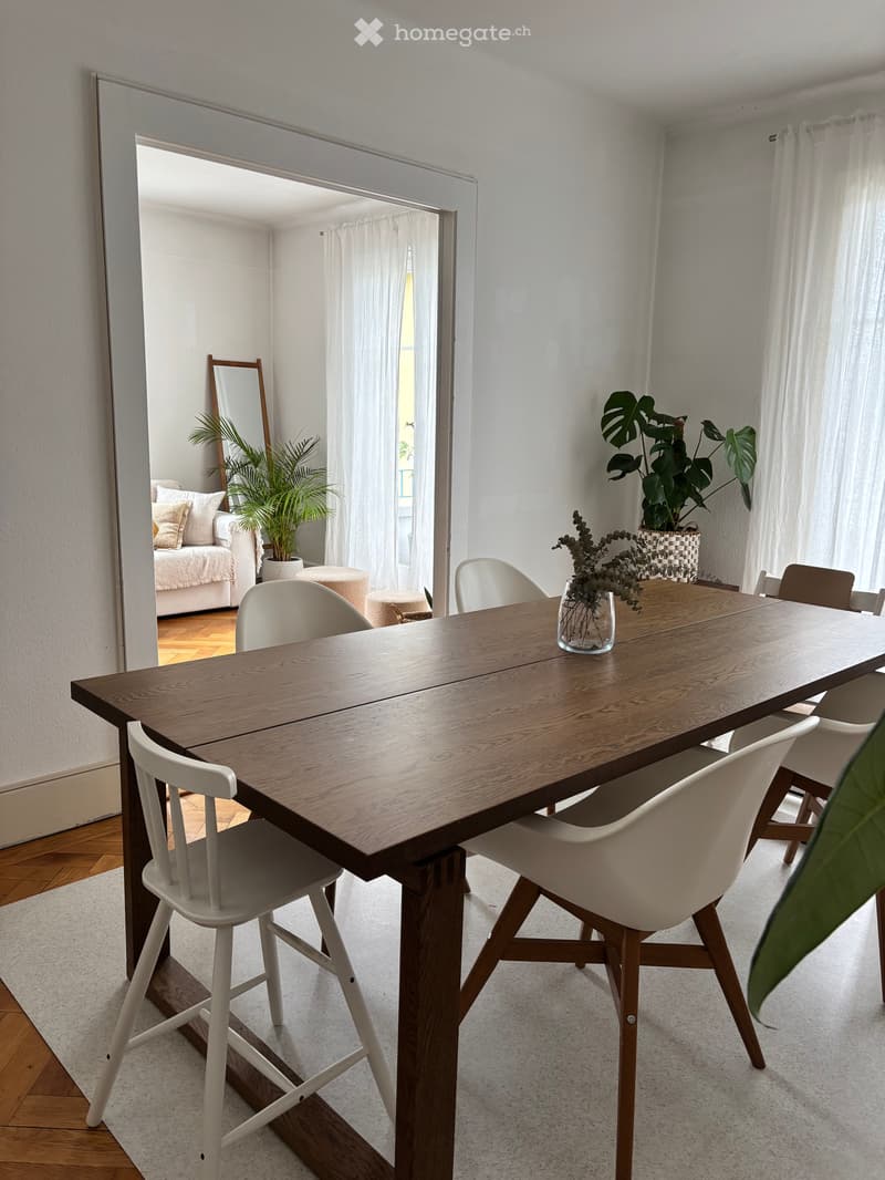 Duplex 6 pièces 130 m² – Jardin, balcon, école en face – CHF 2'500/mois CC (8)