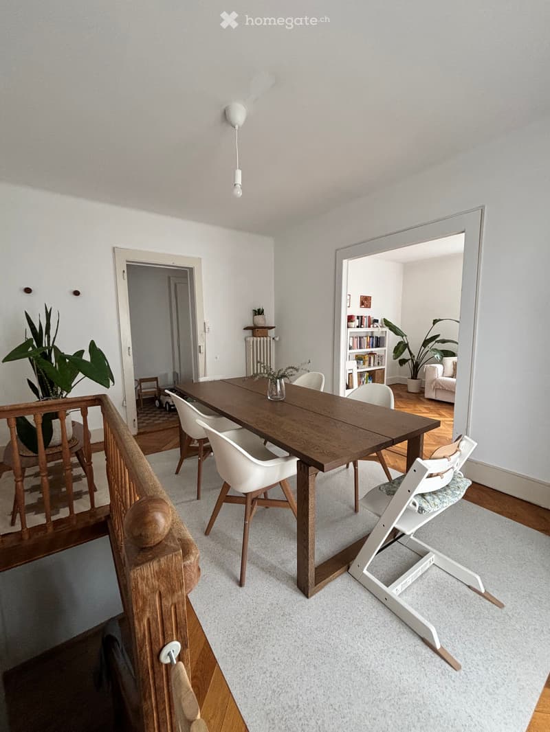 Duplex 6 pièces 130 m² – Jardin, balcon, école en face – CHF 2'500/mois CC (9)