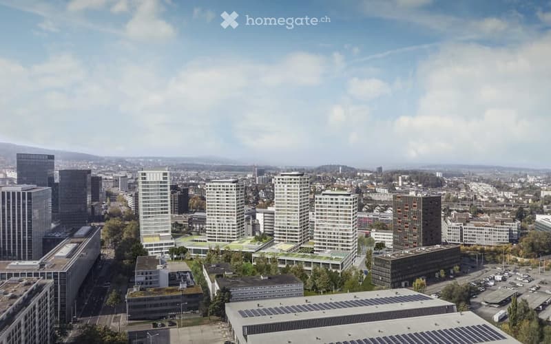 Gesamtes WolkenWerk mit Messeturm